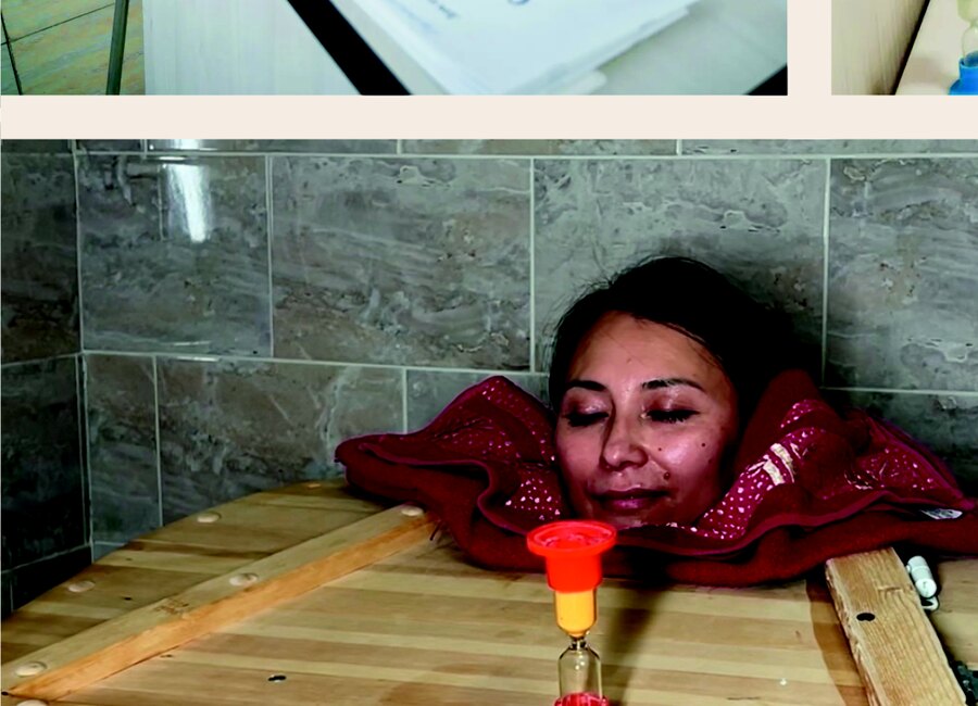 Wellness cedar barrel procedure at SAYA Thermal