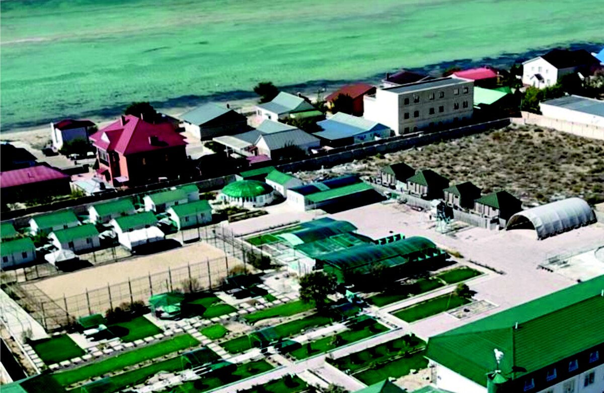 SAYA Thermal resort territory near the Caspian Sea